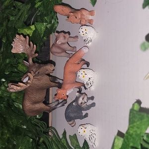Fairy Garden Animals Accessories Moose Squirrel Owl Bear Fox Raccoon